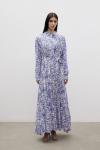 1296-Flower Elbise