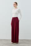 Dixi Krep Pantolon-Bordo -MRW-1652