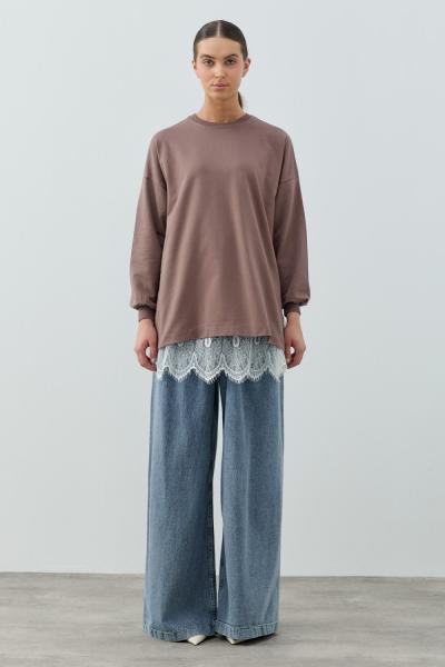 Loli Sweat-Kahverengi -MRW-1793