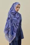 Luxe Minimal Şal-Mavi-MRW-2614