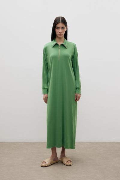 Modal Elbise-Yeşil