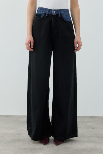 Nolene Denim Pantolon-Siyah -MRW-1692