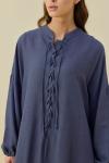Robe Elbise-Lacivert -MRW-1680