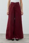 Salaş Denim Pantolon-Bordo-MRW-1690