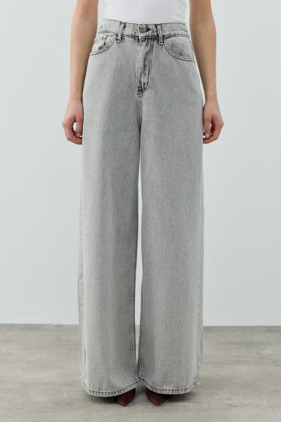 Salaş Denim Pantolon-Ky Gri -MRW-1690