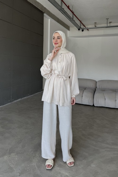 Sardunya Takım-Bej