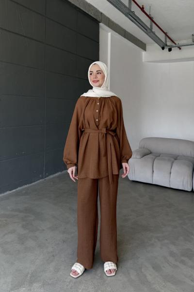 Sardunya Takım-Kahverengi