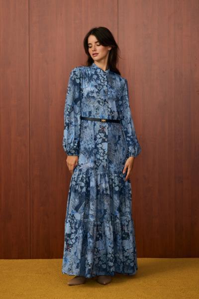 September Elbise-Lacivert