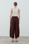 Spor Krep Pantolon-Kahverengi -MRW-1628