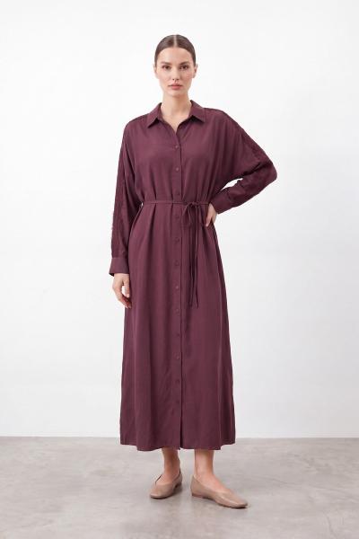 12682 Ferace Elbise Burgundy