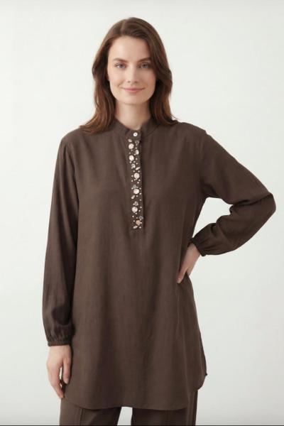 14422 Puanne takım kahverengi