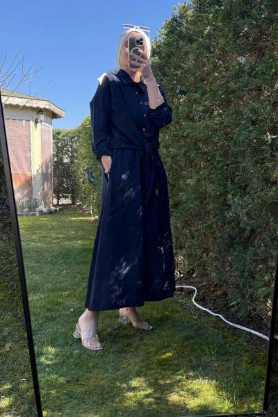 Bağlamalı Aerobin Takım Lacivert