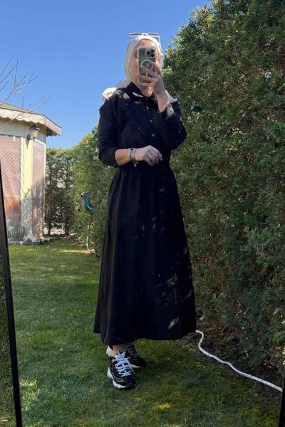 Bağlamalı Aerobin Takım Siyah