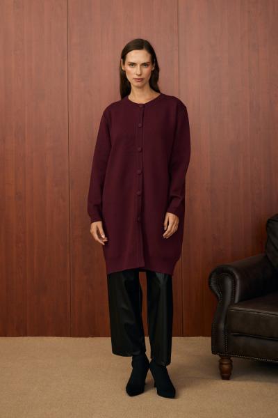 Bomber Hırka Bordo