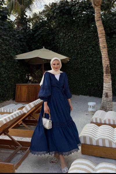 Dantel Detaylı Etekli Takım 