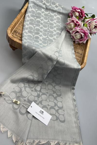 Desenli Şal Koyu Mint