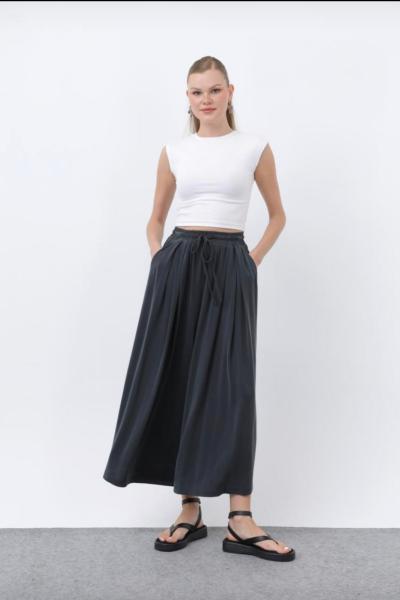Etek Görünümlü Pantolon Antrasit