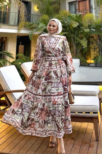 Desenli Etekli Takım