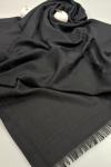 Harf Detaylı Şal Siyah
