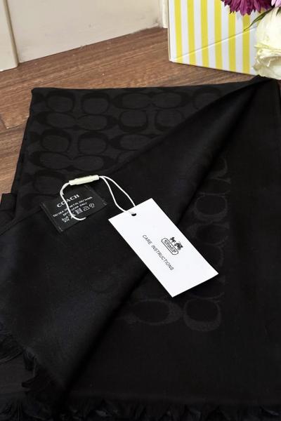 Marka Desen Şal Siyah