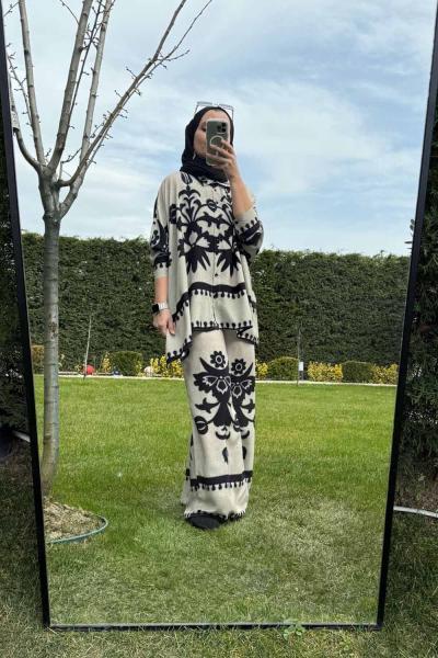 Pamuk Etnik Desen Takım