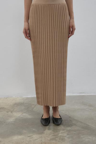 Pilise Triko Etek Vizon