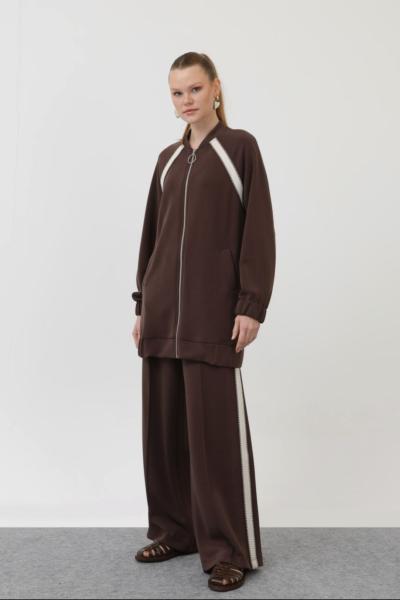 Puane Modal Takım Kahverengi