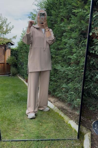 Puanne Modal Oyso takım bej