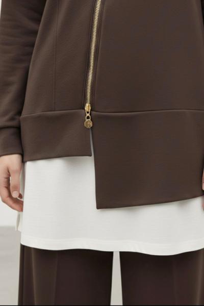 Puanne Oyso takım kahverengi