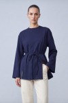 Puanne pamuk tunik navy