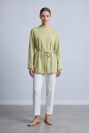 Puanne pamuk tunik olive