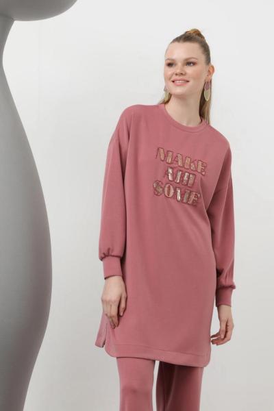 Puanne Pul payet detaylı takım rose