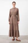 Puanne yeni sezon 12662 elbise mink