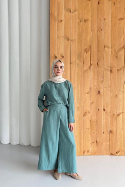 Santa monica takım çağla yeşili